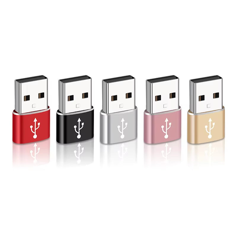 USB to Type C OTG Adapter USB USB-C Male to Micro USB Type-C Female Converter for Macbook Samsung S20 USBC OTG Connector